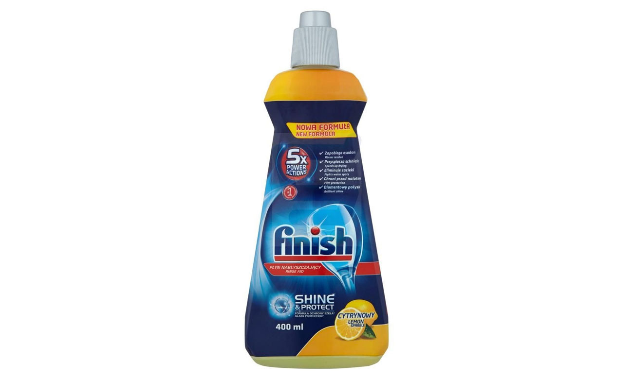 Finish Płyn nabłyszczający Shine&Protect 400 ml cytrynowy
